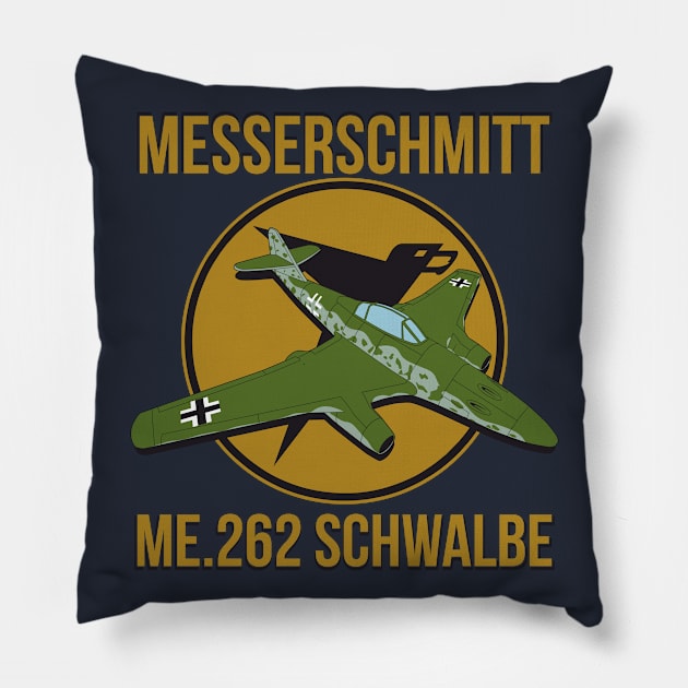 Messerschmitt Me 262 Schwalbe Pillow by FAawRay