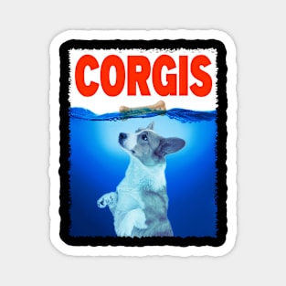 Corgi Love Trendy Tee for Fans of These Lovable Dogs Magnet