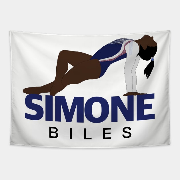 Simone Biles Tapestry by GymFan