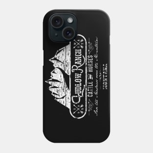 The Ludlow Ranch, weathered board distressed Phone Case