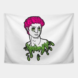 Slime David Statue Tapestry