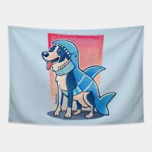 Dog Shark Tapestry