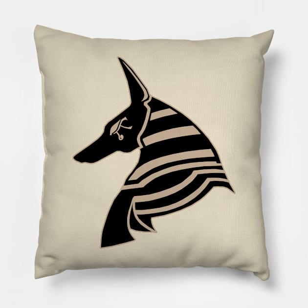 Anubis Graphic Pillow by AshvejlouArts