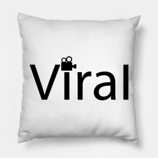 Viral going viral artistic design Pillow