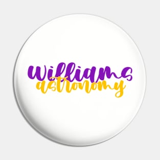 williams college astronomy Pin