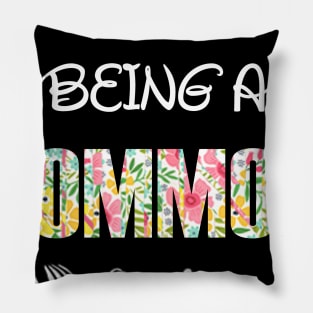 Happiness is being mommom floral gift Pillow