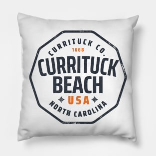 Currituck Beach, NC Summertime Vacationing Memories Pillow