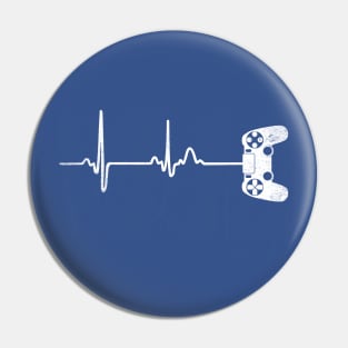 Gamer Heartbeat Pin