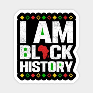 I am black history Magnet