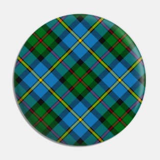 Clan MacLeod Hunting Tartan Rotated Pin