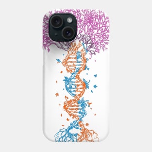 Double Helix DNA Trees Phone Case