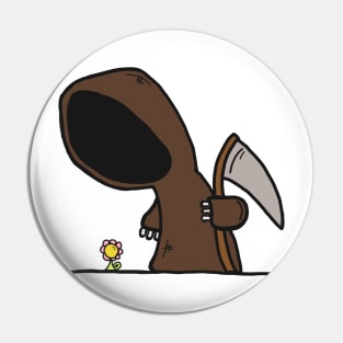 Grim reaper with little flowers Pin