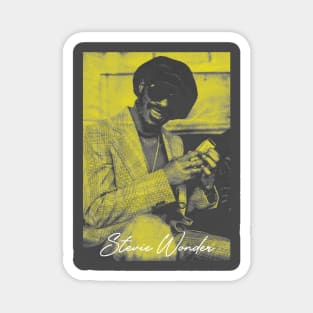 Stevie Wonder Grey Magnet