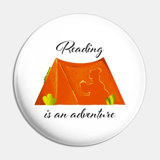 Fjallraven - adventure of reading Pin