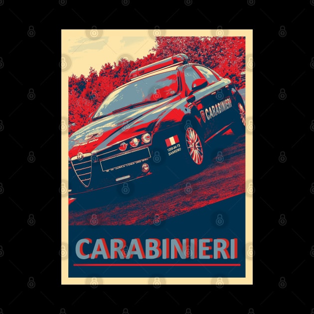 Carabinieri, police car by hottehue