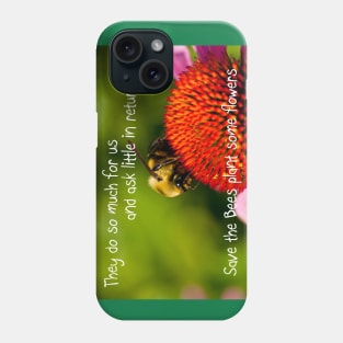 Save The Bees Phone Case