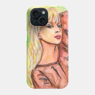 Blonde girl Phone Case