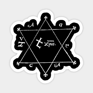 Lamen Hexagram Magnet