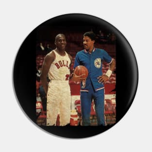 Michael Jordan and Julius Erving '1984' Pin