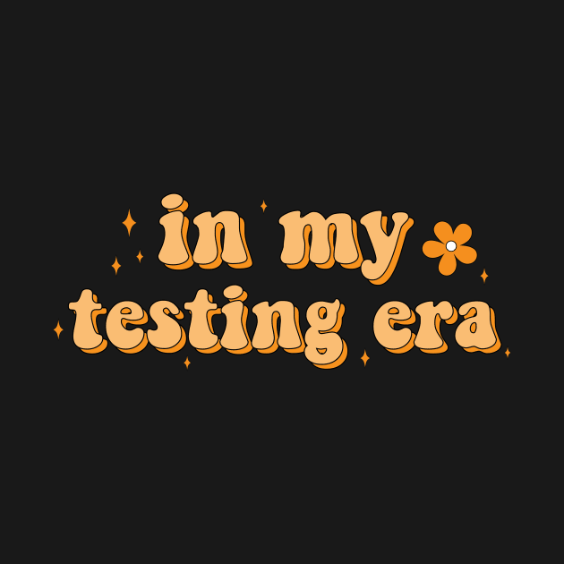 In My Testing Era Funny Testing Teacher For Teacher Funny Teacher Book Lover Bookish Sticker Book Aesthetic by SouQ-Art