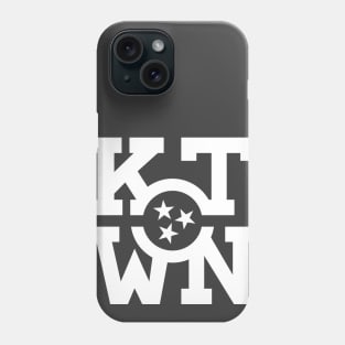 KTWN - White on Asphalt Phone Case