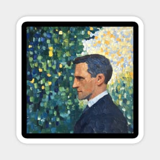 Edwin Hubble | Post-impressionist painting style Magnet