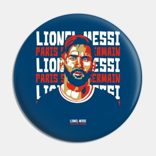 Leo Messi Vector Illustration Pin