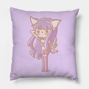 Mew Pam kawaii fan art Pillow