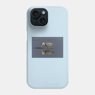 Grey Heron fishing Phone Case