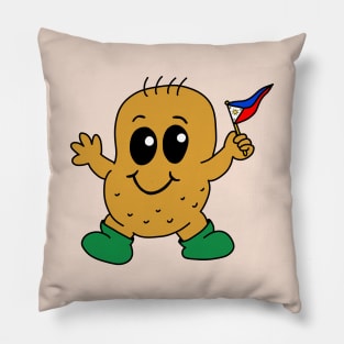 PATATAS CORNER PHILIPPINE FLAG Pillow