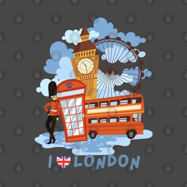 I Love London by Brookcliff