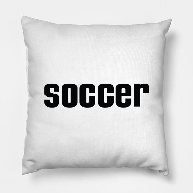 Soccer Football Pillow by ProjectX23Red