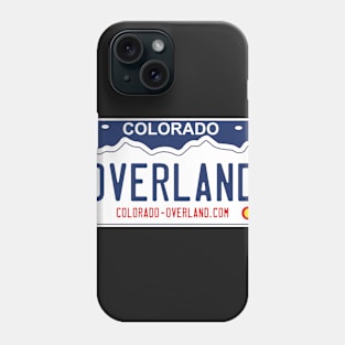 Colorado Overland License Plate Phone Case