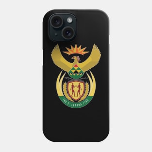 Heraldic coat of arms of South Africa Phone Case