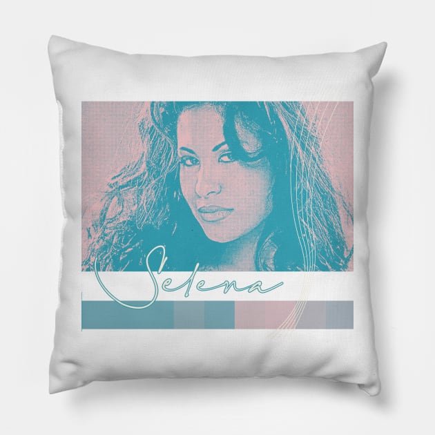 Selena  > > Aesthetic Fan Art Design Pillow by unknown_pleasures