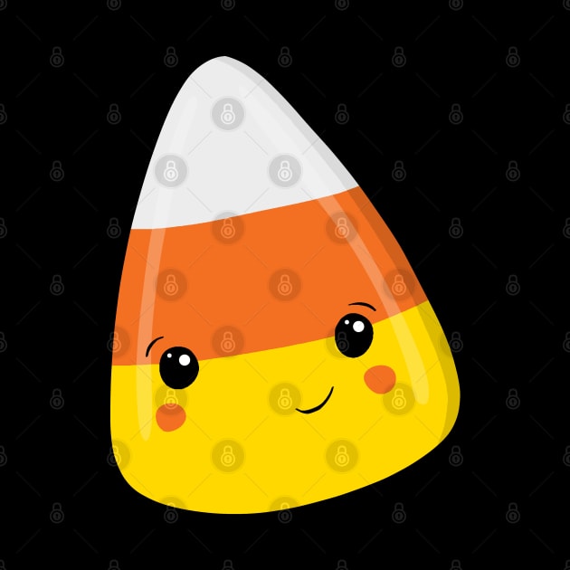 Cute Kawaii Candy Corn by valentinahramov