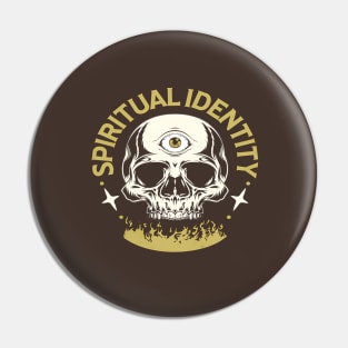 Spiritual Identity || Skull art Pin