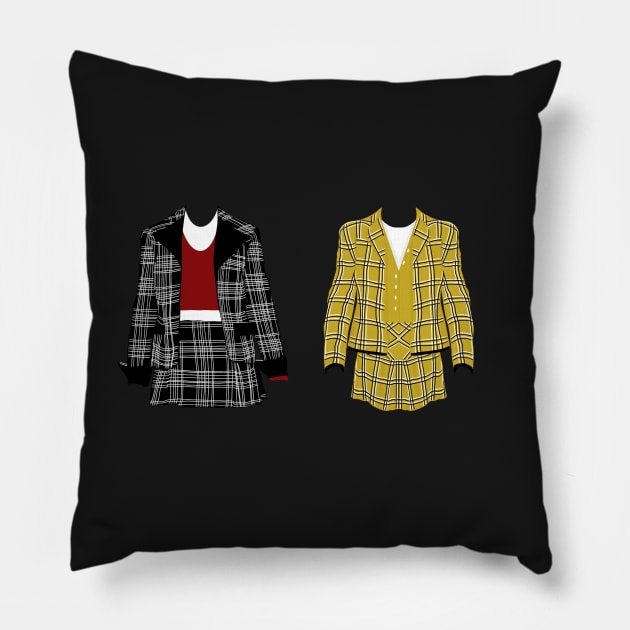 Cher and Dionne - Clueless Pillow by kailanjadeart