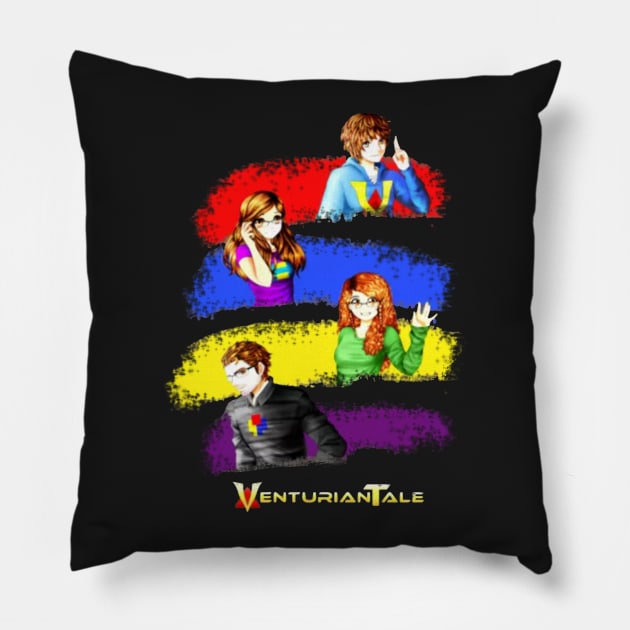 Venturian Tale Group Women's 2 Pillow by happyholiday