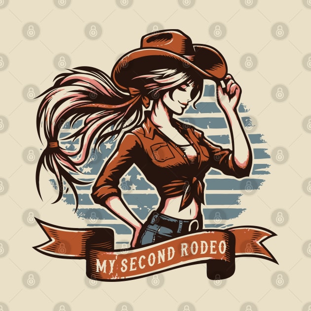 My Second Rodeo // Vintage Cowgirl Design by Trendsdk