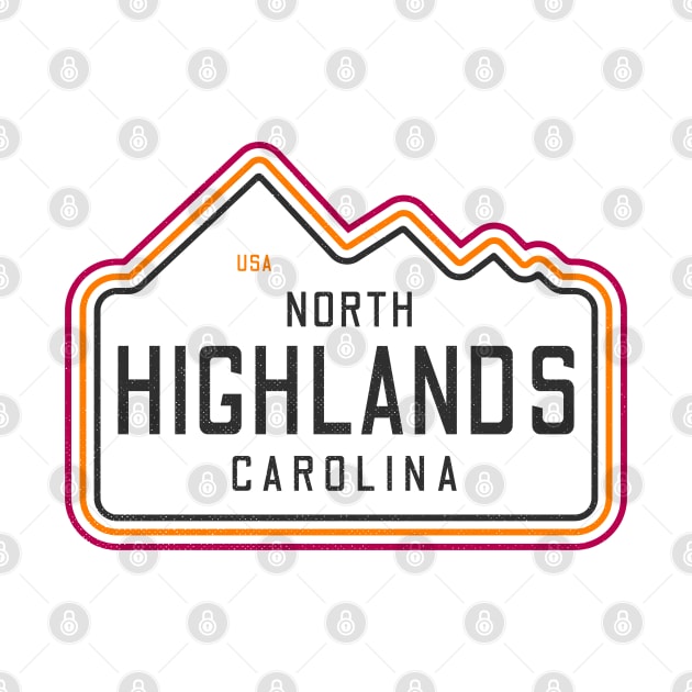 Visiting NC Mountain Cities Highlands, NC Neon Range by Contentarama