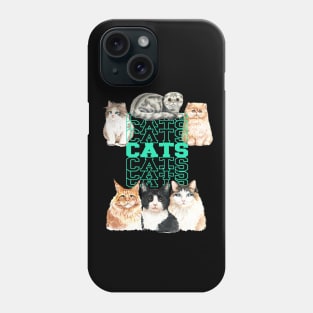 Clowder of Cats Phone Case