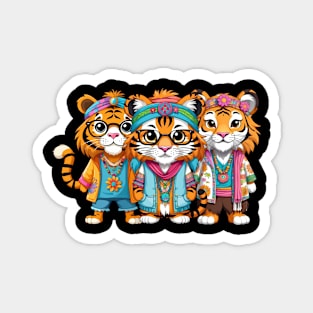 3 Tigers Magnet