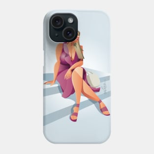 Model Posing Phone Case