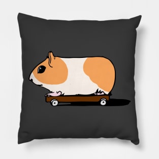 Guinea Pig Skateboard Pillow