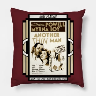 Another Thin Man (Sepia/Frame) Pillow