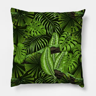 Jungle leaves Pillow