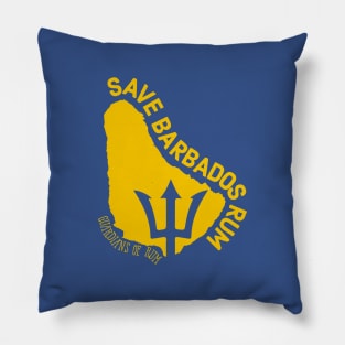 The Save Barbados Rum Pillow