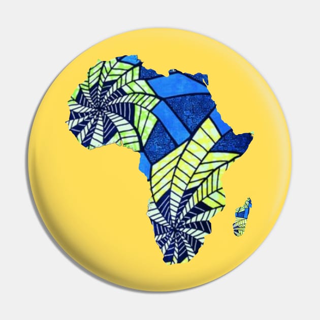 African Pattern Pin by Panafrican Studies Group