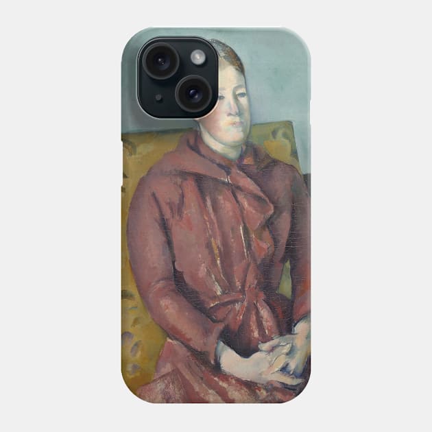 Madame Cezanne in a Yellow Chair by Paul Cezanne Phone Case by Classic Art Stall